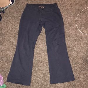Navy Blue Flare Sweatpants
